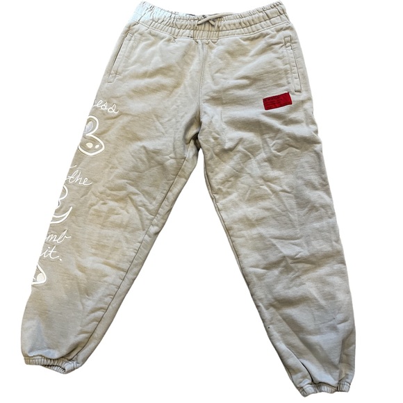 CHNGE Pants - Chnge cream cotton joggers